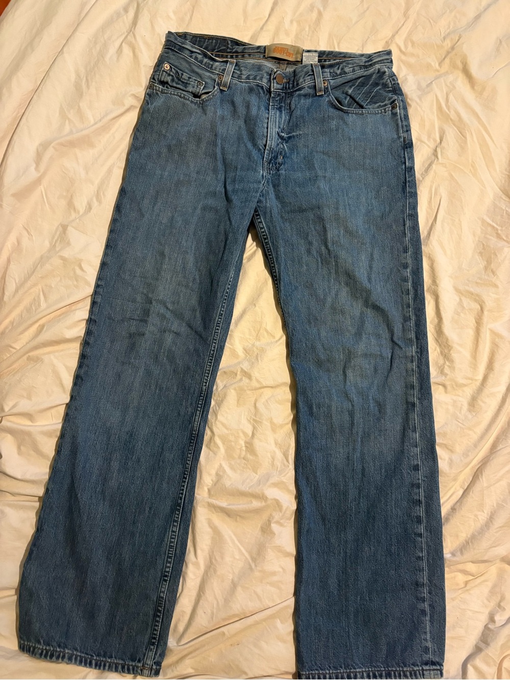 Old Navy Men's Straight Jeans - Classic Blue Denim